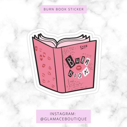 Burn Book Sticker | Mean Girls