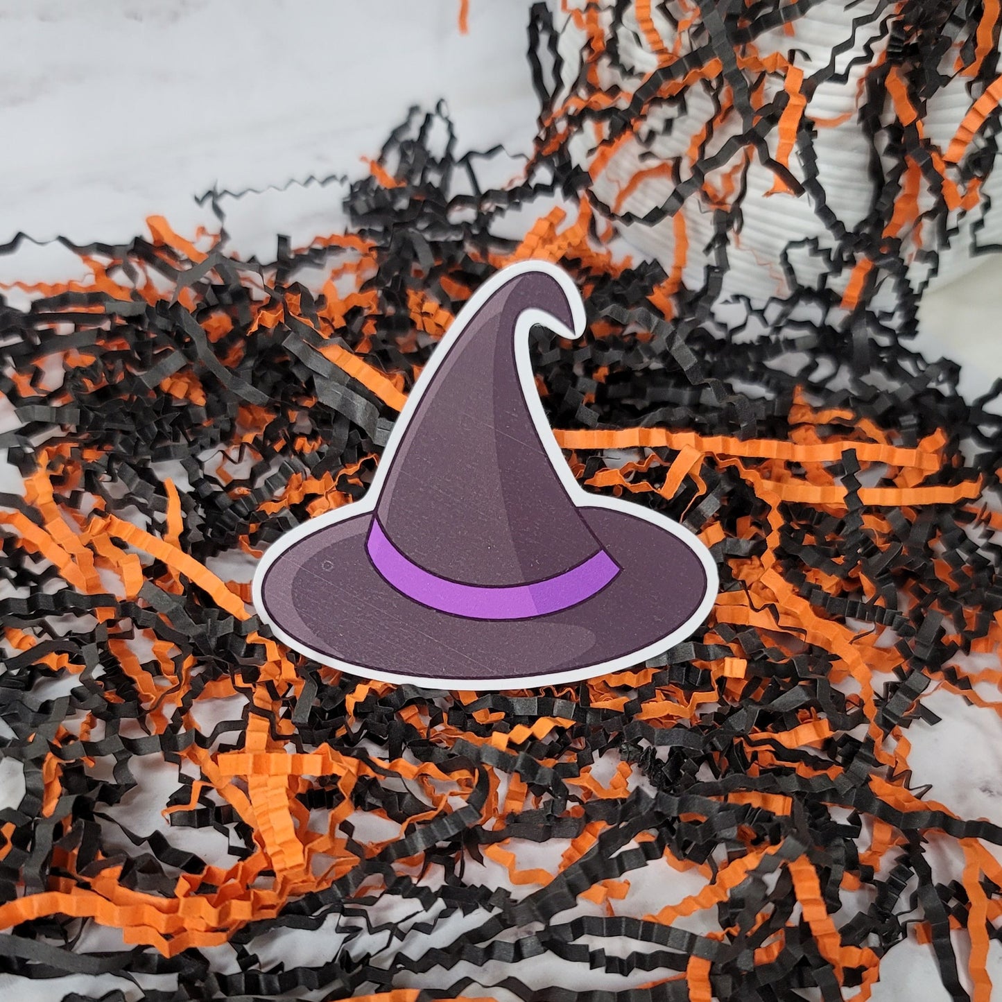 Witch Hat Halloween Sticker