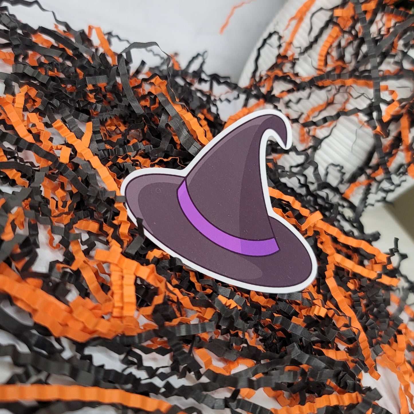 Witch Hat Halloween Sticker