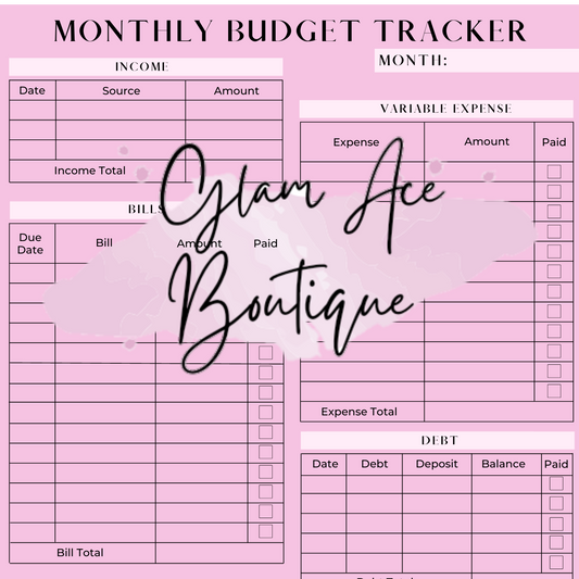 Monthly Budget Tracker